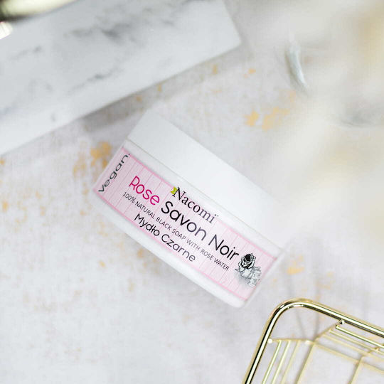 Nacomi Rose Savon Noir Scrub Body Black soap 155gr