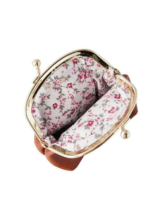 COIN PURSE OVAL WITH CLIP 7759 V-STORE_PINK