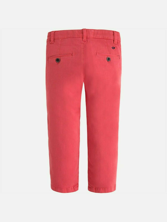 Mayoral Boys Fabric Trouser Red