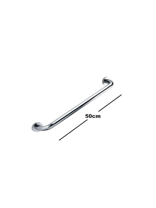 Viospiral Mâner de Baie Inox Robinete pentru persoane cu dizabilități 50cm Argint