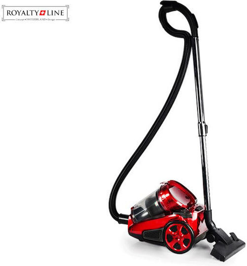Royalty Line RL-BSCM1400.60 Vacuum Cleaner 850W Bagless 2.5lt Red