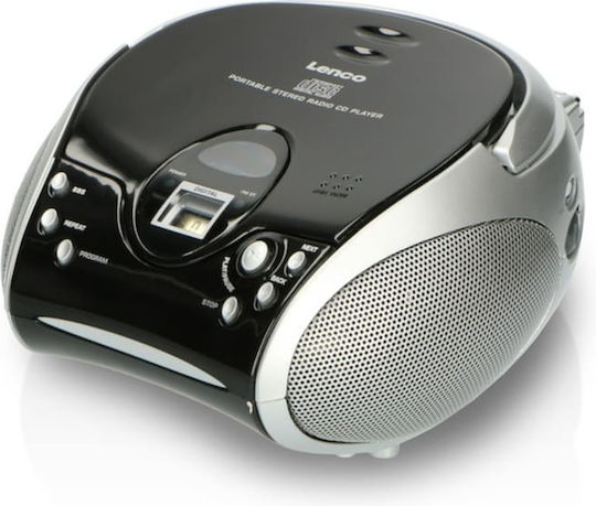 Lenco Boombox SDC 27 Преносима Аудиосистема с CD Радио Черен