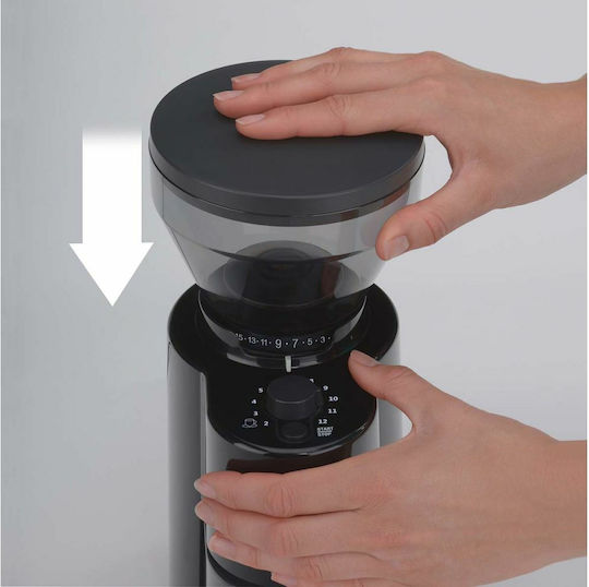 Cloer Molin de cafea comercial La cerere 150W cu capacitate de retinere a cafelei 300gr