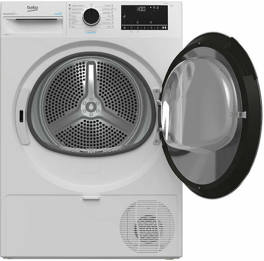Beko B3T60230 Στεγνωτήριο 10kg με Αντλία Θερμότητας