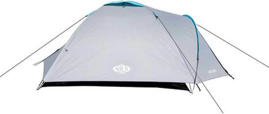 Camp NC6013 Σκηνή Camping Igloo Ορειβασίας Λευκή με Διπλό Πανί 4 Εποχών για 3 Άτομα Αδιάβροχη 3000mm 345x210x130εκ.