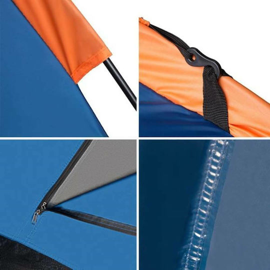 Camp NC6010 Hiker Camping Tent Tunnel Mountaineering Blue 4 Seasons For 2 People Waterproof 3000mm 315x150x105cm