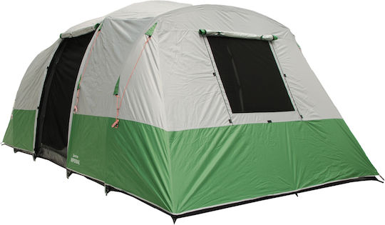 Bigfour Imperial Σκηνή Camping Πράσινη με Διπλό Πανί 3 Εποχών για 10 Άτομα 565x270x200εκ.