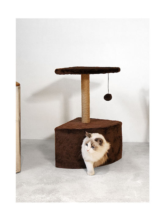 Pawise Ονυχοδρόμιο Στύλος Καφέ 28x28x42εκ.