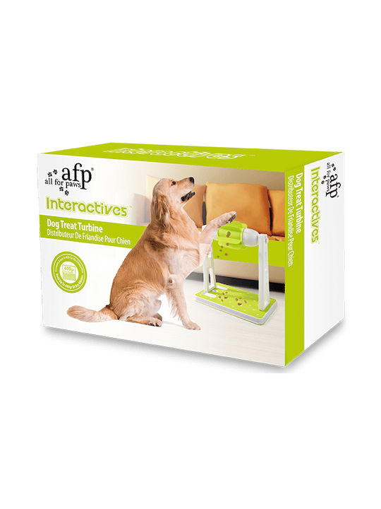 All For Paws Interactive Treat Turbine Training Toy Dog 34εκ. Green 1pcs
