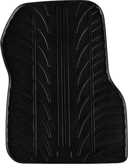 Gledring Set of Front and Rear Mats 4pcs for Renault Zoe 2012+ Black