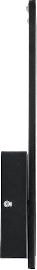 GloboStar Tiara Modern Wall Lamp with Integrated LED and Warm to Cool White Light Black 32x32x32cm