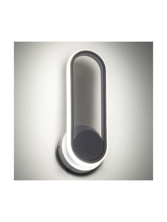 GloboStar Dallas Modern Lamp Wall with Integrated LED and Adjustable White Light 32x32cm