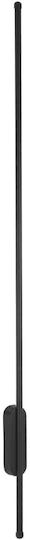 GloboStar Harlem Modern Lamp Wall with Integrated LED and Adjustable White Light Black 120x120cm