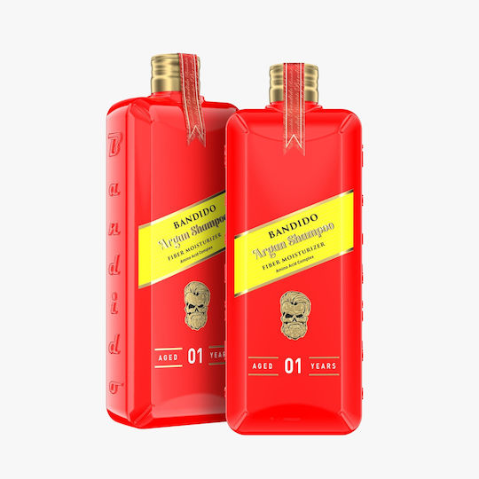 Bandido Golden Collection Argan Σαμπουάν Αναδόμησης/Θρέψης & Ενυδάτωσης για Όλους τους Τύπους Μαλλιών 350ml