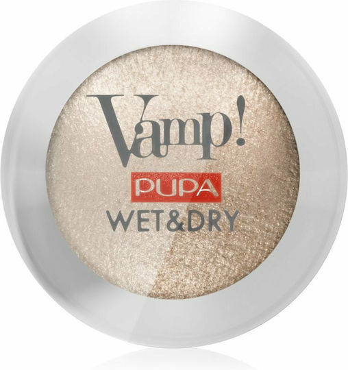 Pupa Vamp! Wet & Dry Σκιά Ματιών σε Στερεή Μορφή με Χρυσό Χρώμα