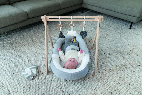 Doomoo Wooden Activity Playmat Cocoon Arch Beige for 0+ months