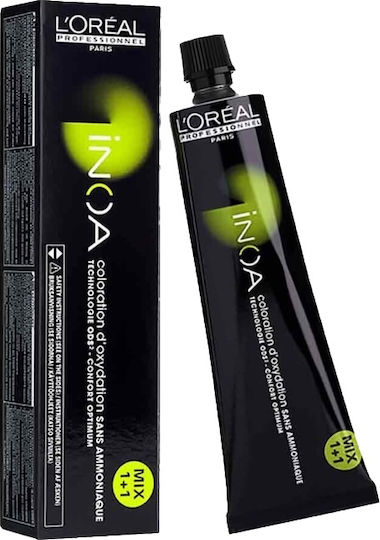 L'Oréal Professionnel Inoa Βαφή Μαλλιών Χωρίς Αμμωνία 6.32 Ξανθό Σκούρο Ντορέ Ιριζέ 60ml