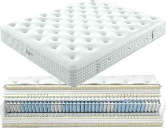 Greco Strom Jonker Διπλό Ανατομικό Στρώμα Latex / Foam 150x200x30cm με Ανεξάρτητα Ελατήρια