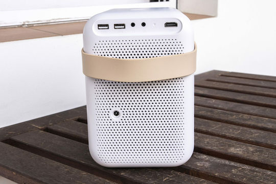 Wanbo T6 Max Portable Mini Projector LCD Full HD LED Lamp with Wi-Fi and Built-in Speakers White