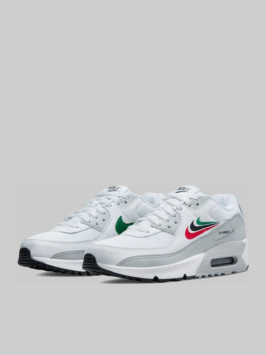 Air Max 90 Air Max 90 Детски маратонки Low Бяло / Малахит / Университетско Червено