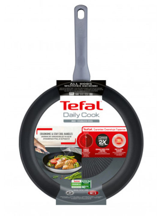 Tefal Daily Cook Pan aus Edelstahl mit Antihaftbeschichtung 26cm