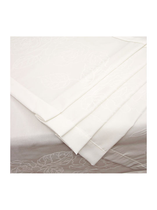 Anna Riska Șervețel Bumbac Set 4buc 2410 Alb 53x53cm