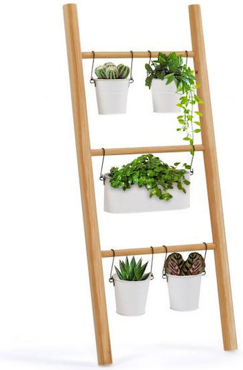 Inkazen Plant Stand Wooden Beige 43cmx4cmx100cmcm.