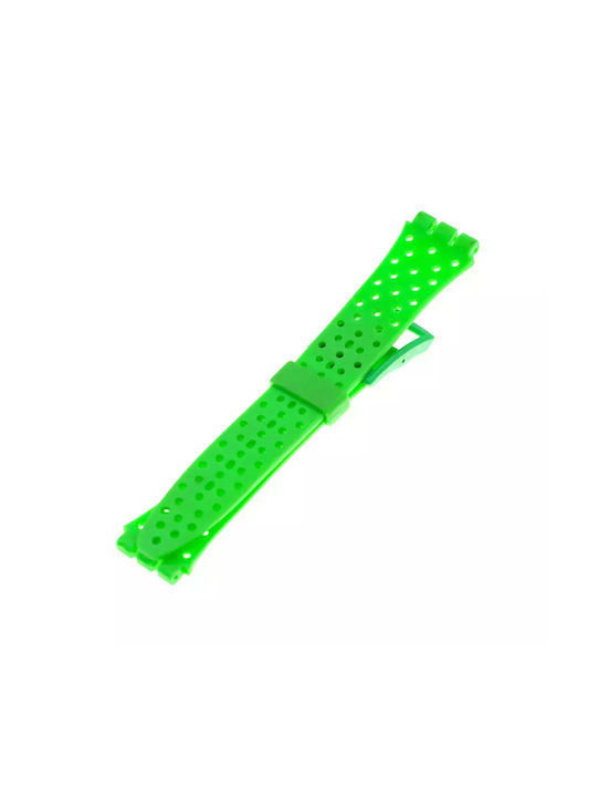 Swatch Καουτσούκ Λουράκι Πράσινο 16mm