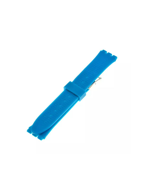 Swatch Καουτσούκ Λουράκι Μπλε 16mm
