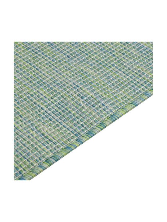 vidaXL Outdoor Runner Turquoise 80x150cm