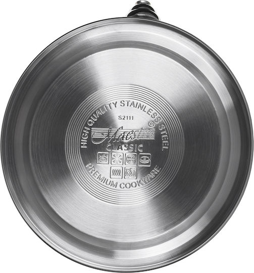 Maestro Βραστήρας Ανοξείδωτος Ασημί 3000ml