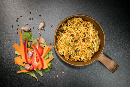 Tactical Foodpack Veggie Wok and Noodles Ready Meal with Pasta 100gr