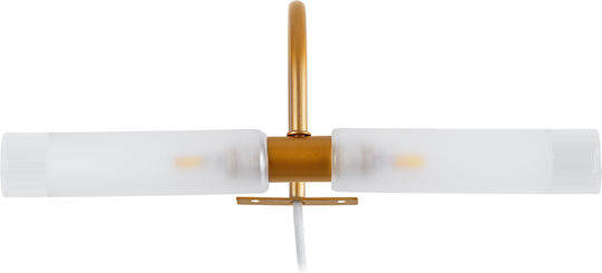 GloboStar Flora Modern Lamp Bathroom with Socket G9 Copper 31x12cm