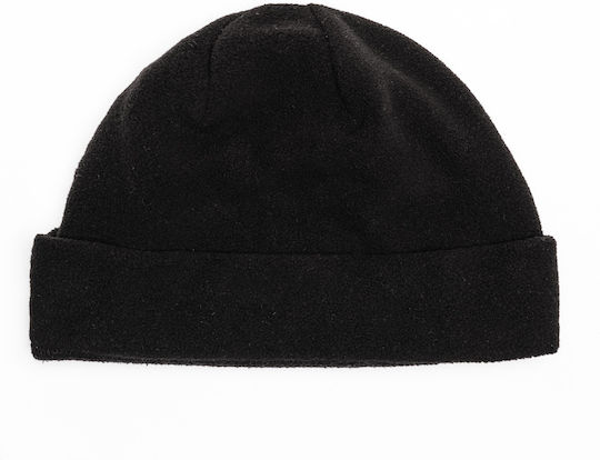 Beanie Herren Fleece Mütze in Schwarz