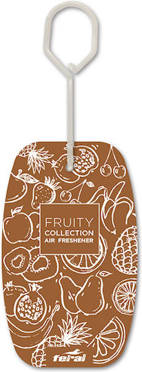 Feral Car Air Freshener Tab Pendand Fruity Collection Coconut 3pcs