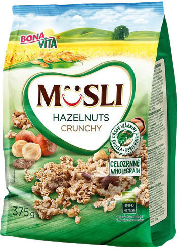 Bona Vita Μούσλι Βρώμης Nuts Crunchy 375gr