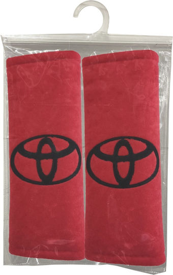 Race Axion Autositzgurt-Pads Toyota Rot 2Stück
