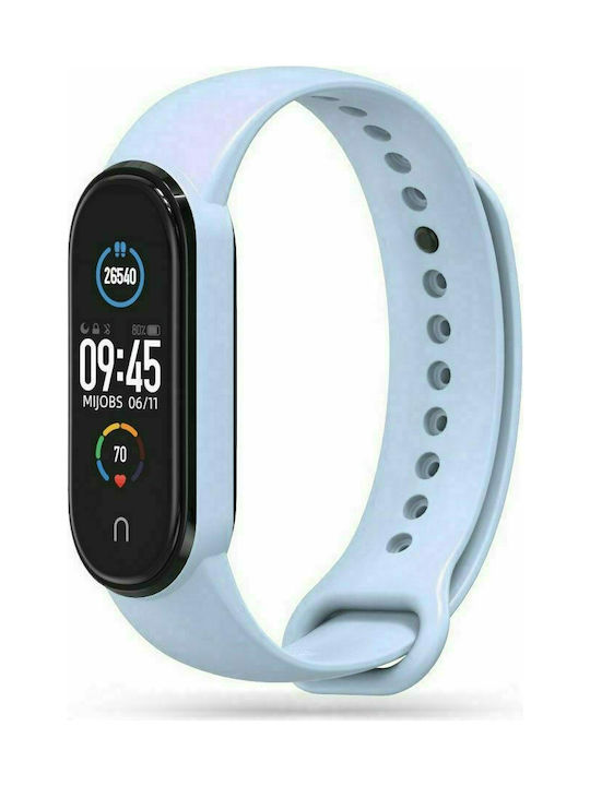 Tech-Protect Iconband Curea Silicon cu Pin Sky Blue (Mi Smart Band 5/Mi Smart Band 6) THP1086