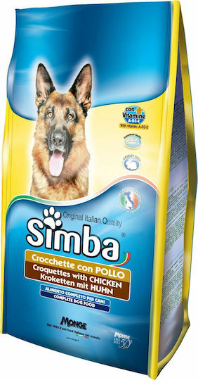 Simba Croquettes 4kg Dry Food for Adult Dogs with Chicken