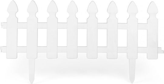 Inkazen Grile Din Plastic Pentru Garduri Cu Garduri Alb 30.5x60cm 10 Bucăți