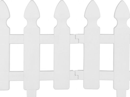 Inkazen Grile Din Plastic Pentru Garduri Cu Garduri Alb 30.5x60cm 10 Bucăți