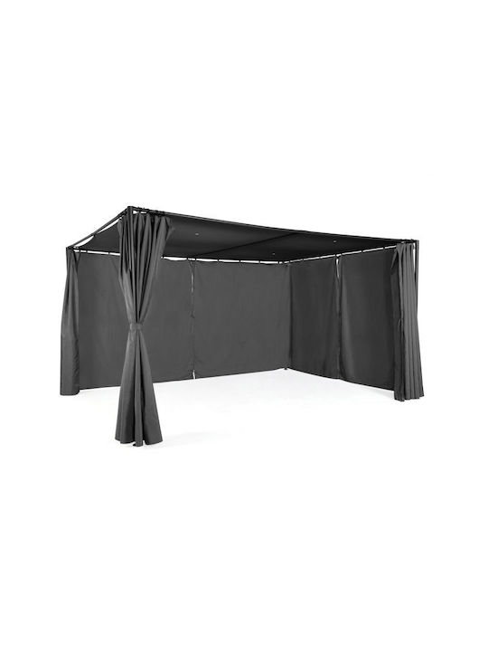 Inkazen Garten Gazebo Grau 3x4m