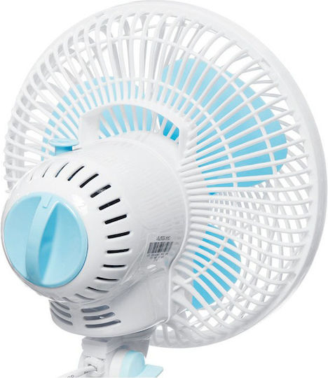 Electric Fan 20W Portable 3 in 1 Rotating Fan With Support Peg White 40000402