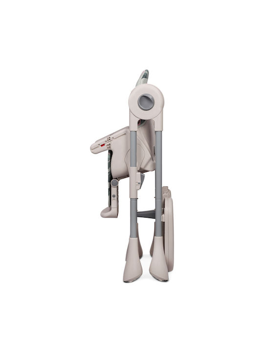 Lionelo Zanna Foldable Baby Highchair With Adjustable Height Pink Bubblegum