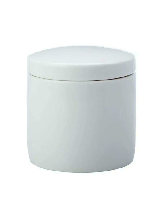 Maxwell & Williams Epicurious Vase General Use with Lid Porcelain In White Colour 1000ml 1pcs