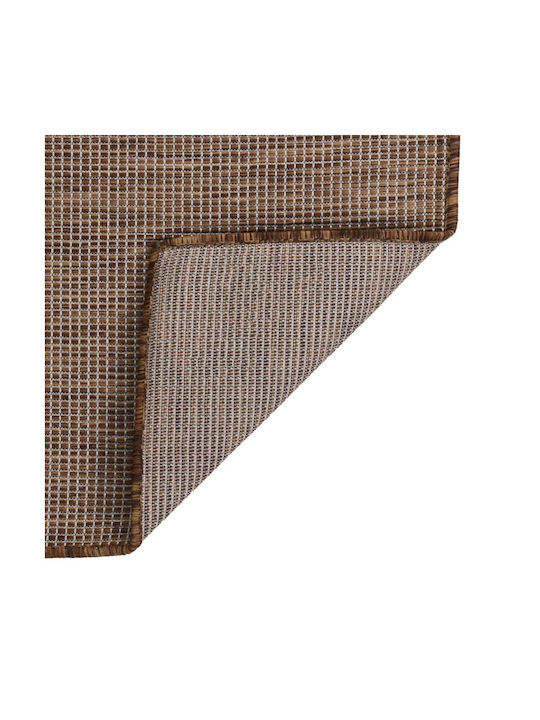 vidaXL Rug Outdoor Rectangular Coffee