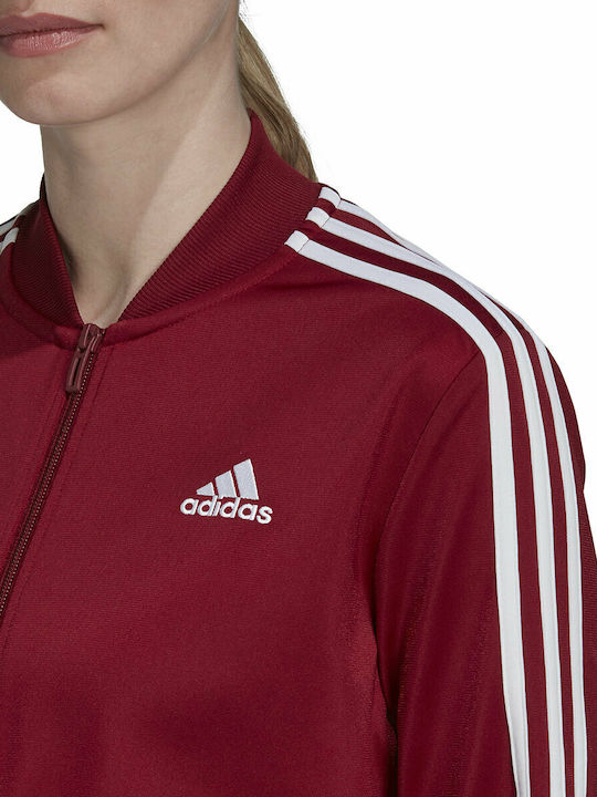 Essentials 3-Stripes Set de Trening Legend Ink/Bordeaux