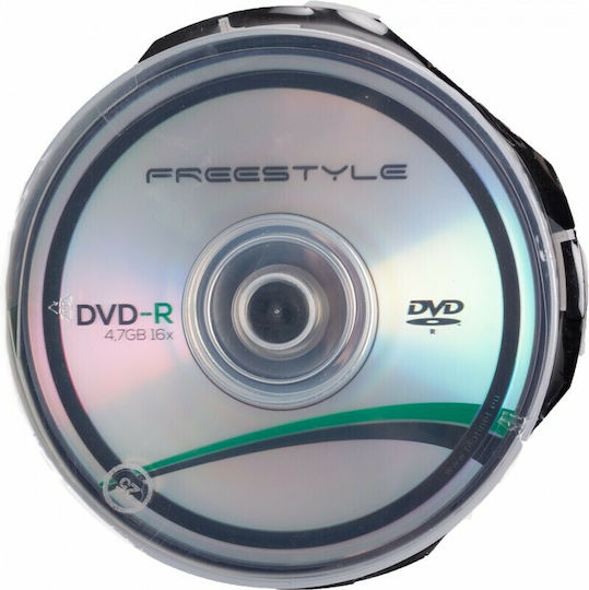 Omega Freestyle Recordable DVD-R 16x 4.7GB Cake Box 10pcs