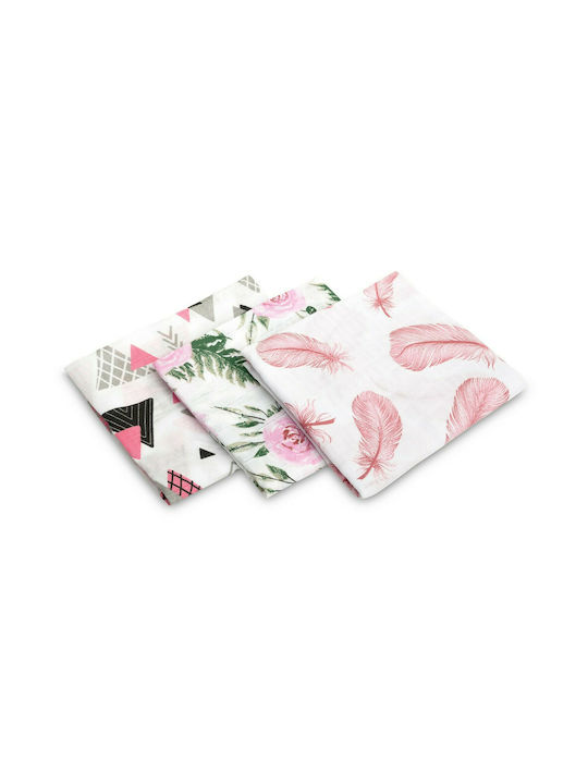 Sensillo Swaddle Blanket 70x80cm 3 Pieces