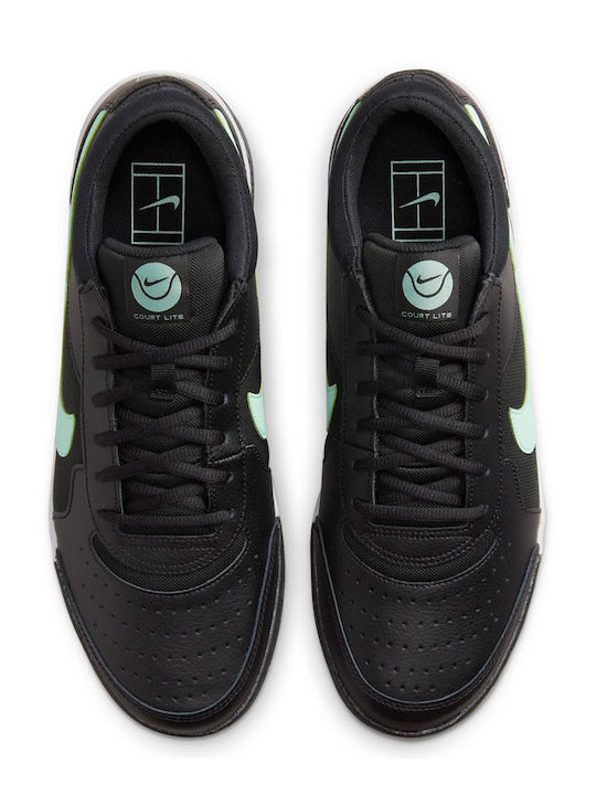 Nike Zoom Lite 3 Men's Tennis Shoes for Hard Courts Black / Mint Foam / White